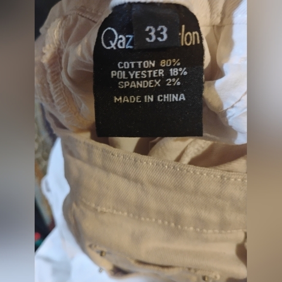 Qazel Vorrlon Size Small White Jeans Size 33 - Picture 7 of 7